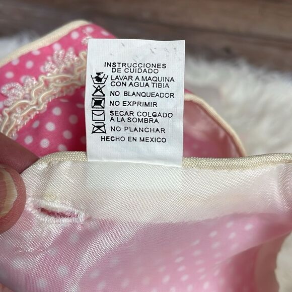 MARAVILL2 Girls Pink and White Polka Dot Tulle Fancy Dress Size 4 - Picture 8 of 8